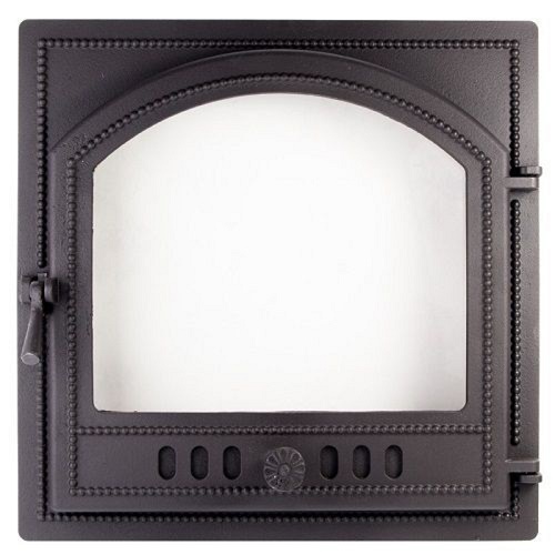 Дверка ВЕЗУВИЙ каминная 210 (Антрацит)