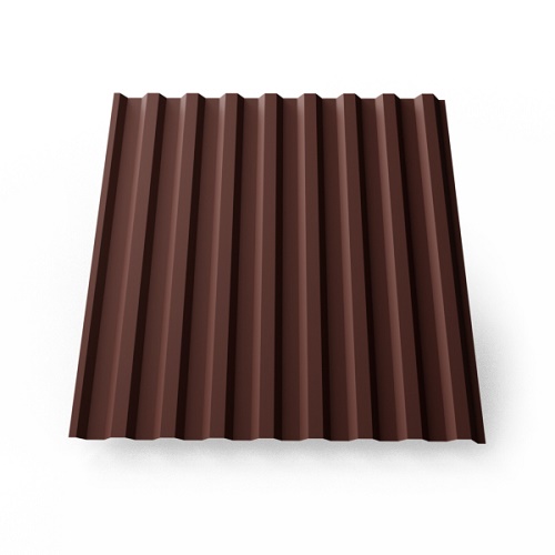Профнастил с-21 коричневый 3,00х1,05 RAL-8017