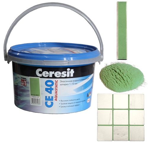 Затирка зеленая 70