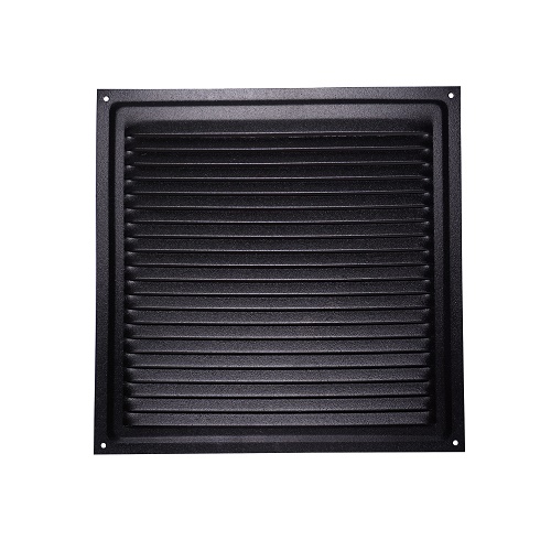 Решетка 200*200 черный муар