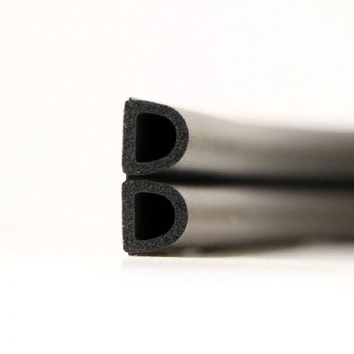 Уплотнитель D-профиль черный