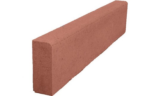 Бордюр красный сиян 1000*80*200 (1шт)