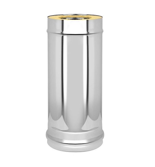 Сэндвич-труба Нерж+Нерж (AISI 430/0,8мм) д.150х220, L-1м