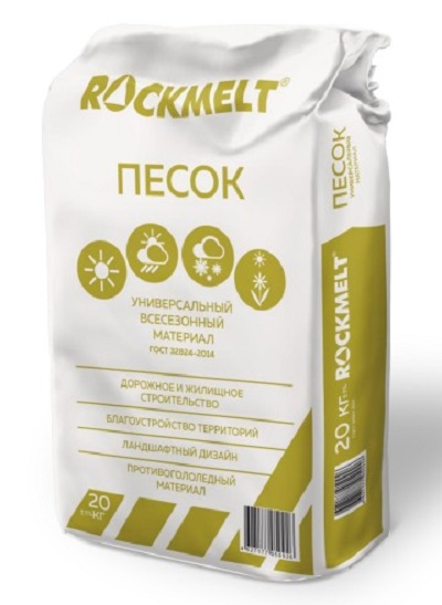 Противогололедный сухой фрикционный Песок 20кг