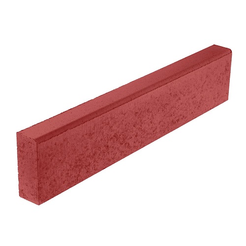 Бордюр прессованный красный 80 см