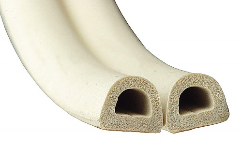 Уплотнитель D-профиль белый