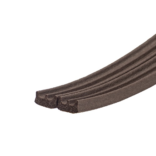 Уплотнитель Е-профиль коричневый 