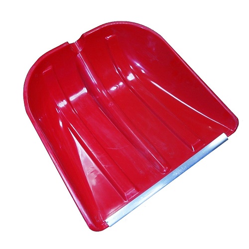 Лопата снеговая красная 410*460 Хозяин