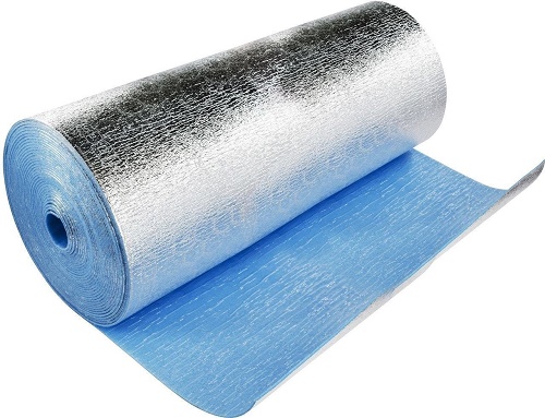 Утеплитель пенофол 5 мм ширина 1.2 м, 25 п/м в рулоне