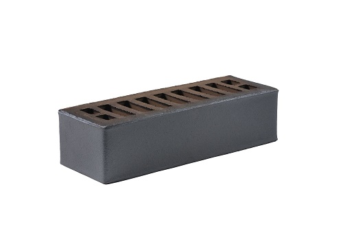 Кирпич норский черный глянцевый 1нф