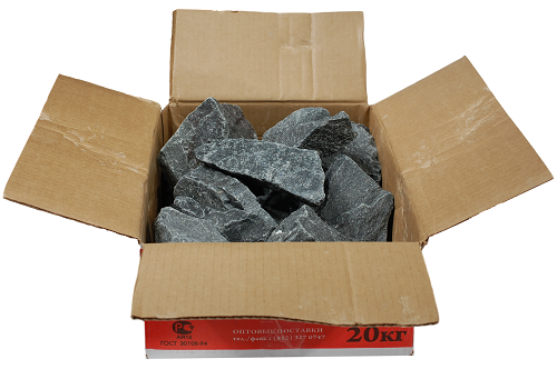 Камень Габбро-диабаз (коробка 20кг)