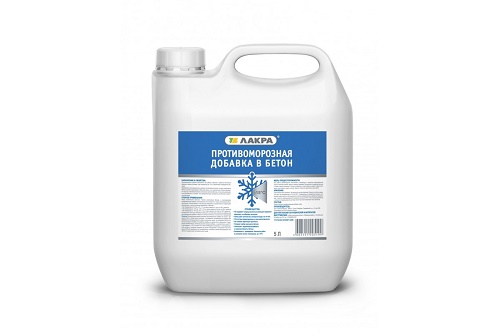 Противоморозная добавка в бетон 5л. Лакра