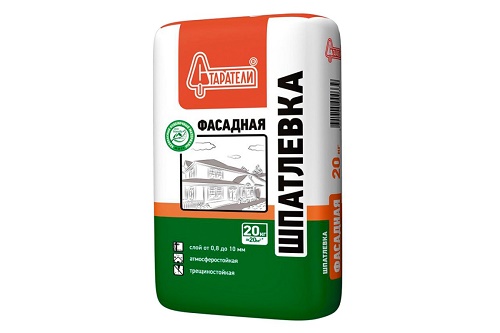 Шпатлевка фасадная 20 кг старатели /цементная/