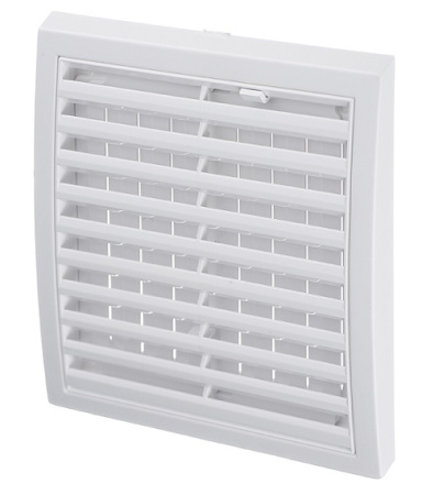 Решетка регулируемая 150*150 белая