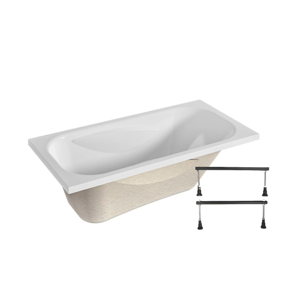 Ванна акриловая+ножки 1200*700мм Classic