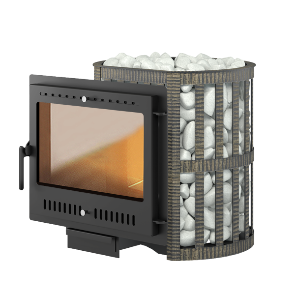 Печь ВЕЗУВИЙ Легенда Ковка 16 Панорама "М"