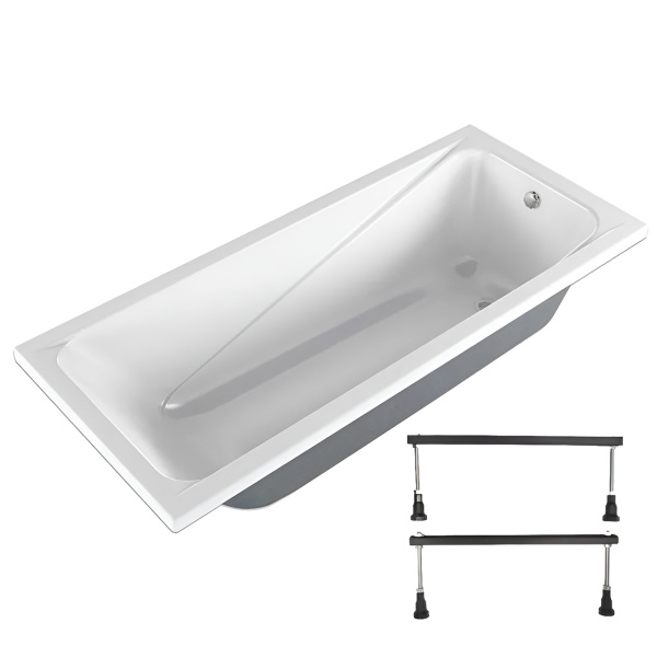 Ванна акриловая+ножки 1600*700мм MELODIA