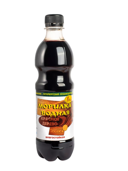 Морилка неводная КРАСНОЕ ДЕРЕВО 0,5л "НБХ"