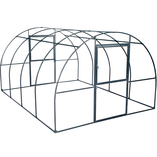 Теплица 25х25, 3 стяжки+2 основания 3мх4м, дуги 0,64 без поликарбоната