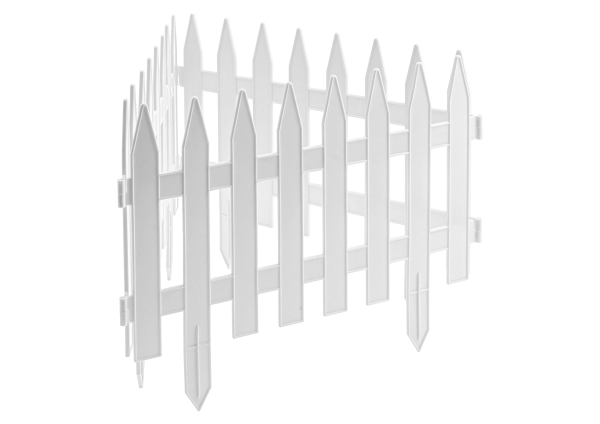 Забор декоративный 28х300 белый