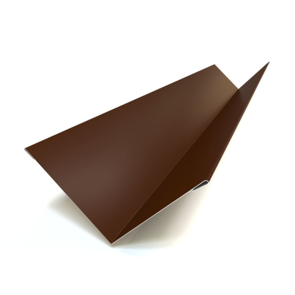 Ендова верхняя коричневый 2х0,15х0,15 RAL-8017