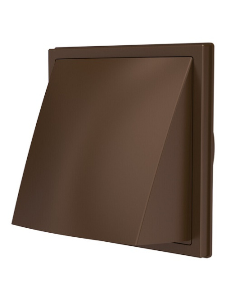Стенной выход вент. выт.с обр. клап1919К15.16ФВ коричневый (18)