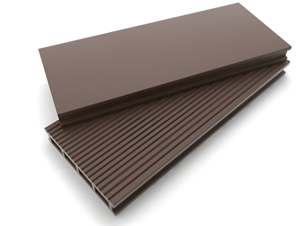 Террасная доска Вельвет Коричневая (брашированная) ДПК 26*140*6000